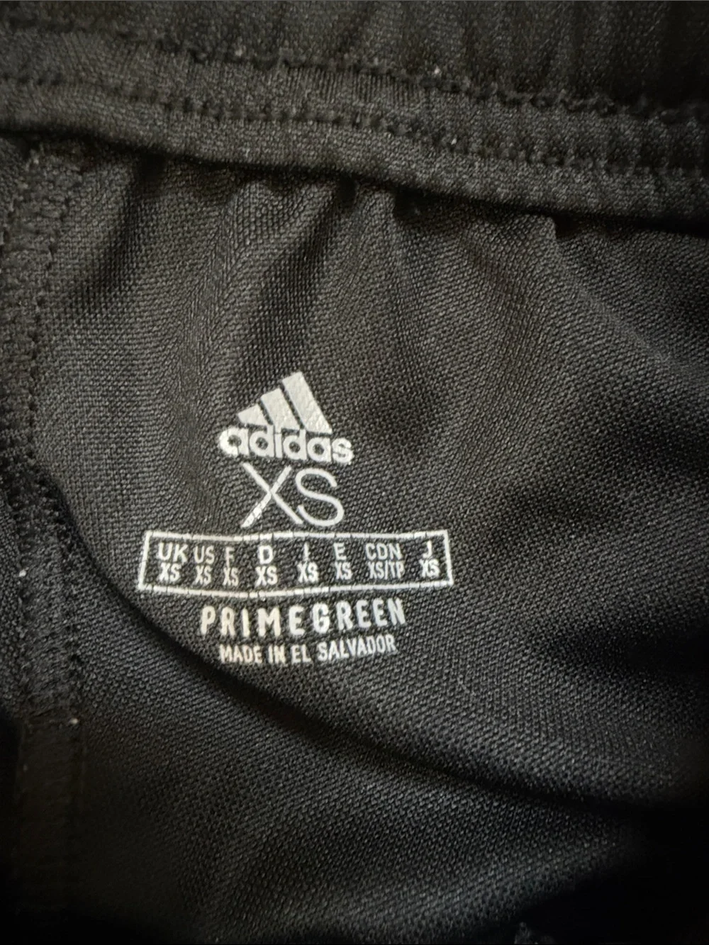 adidas Black Men's Jogger Soccer Sweatpants with Gray Side Stripes